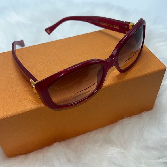 ❤️LOUIS VUITTON SOUPCON GM POMME D’AMOUR SUNGLASSES Z0076W - Picture 7 of 17